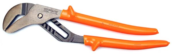 S21415  PLIER TONGUE & GROOVE 10", 2” CAPACITY SMOOTH JAWS.