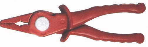 Gripping Plastic Plier (for meter & fuse work) 8"; 1-1/2" Jaw. Fiberglass construction for strength 