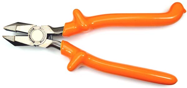 S21350-S  PLIER LINESMAN 9" WITH COIL SPRING