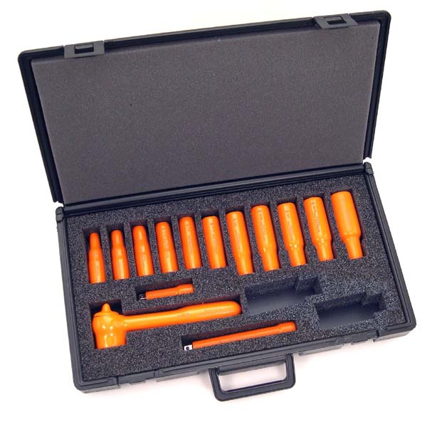 S105  SOCKET SET 3/8"DR DEEP METRIC 14 PCS