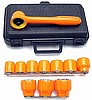 S204946  CLOSE QUARTERS SOCKET SET 1/4"DR 13 PCS. INCLUDES RATCHET, 3"+6" FLARE EXTENSIONS AND 3/16;