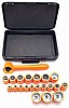 S2094712E  CLOSE QUARTERS METRIC SOCKET SET 3/4dr 22pc