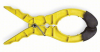 BLANKET CLAMP PIN; YELLOW NYLON; 5.0" OPENING - S3021  